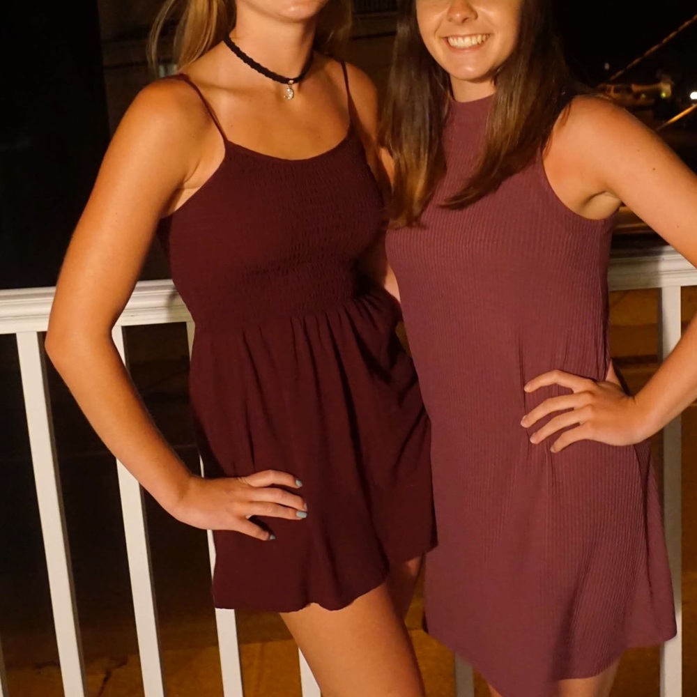 Aeropostale maroon dress